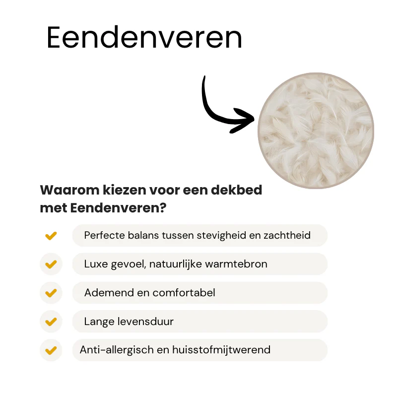 Dekbed - 100% Eendenveren - 4 Seizoenen - Image 3