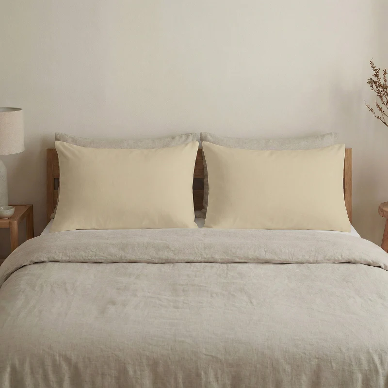 2-PACK Kussenslopen: Uni - Beige - Image 4