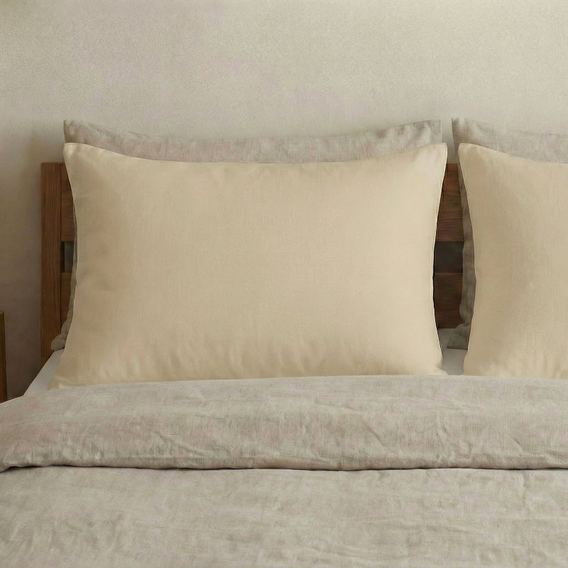 2-PACK Kussenslopen: Uni - Beige - Image 5