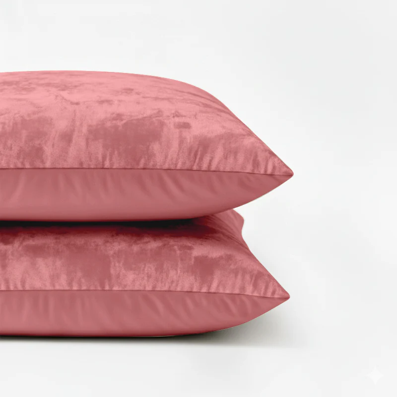 2-PACK Velvet Kussensloop - Roze - Image 3