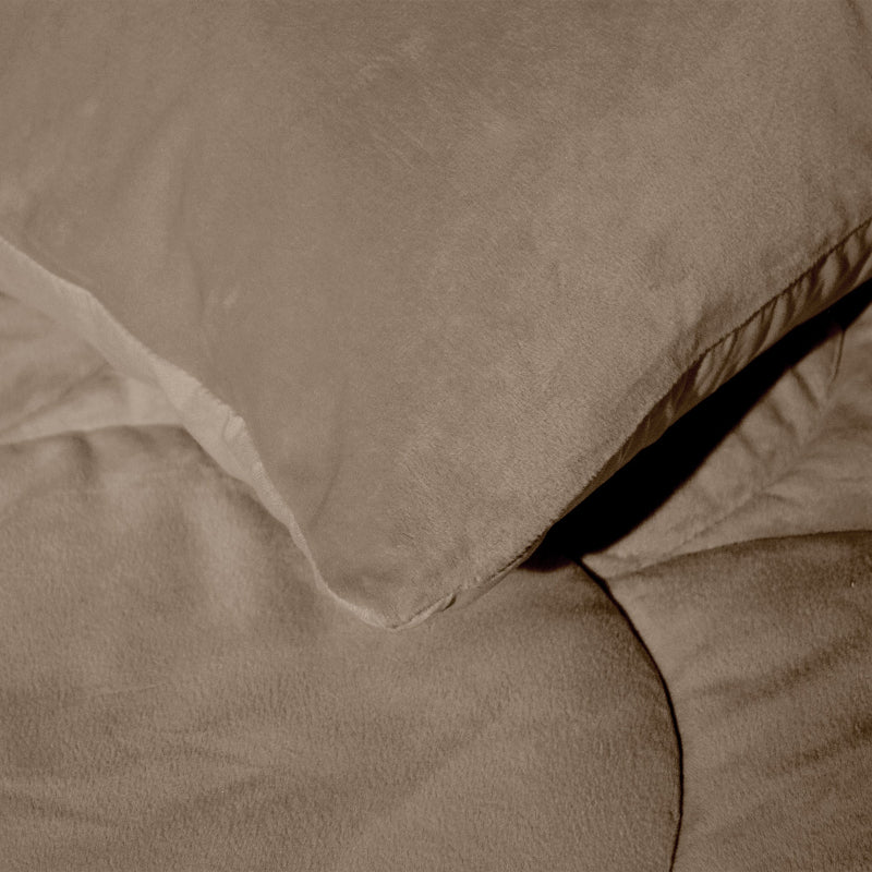 2-PACK Velvet Kussensloop - Taupe - Image 4