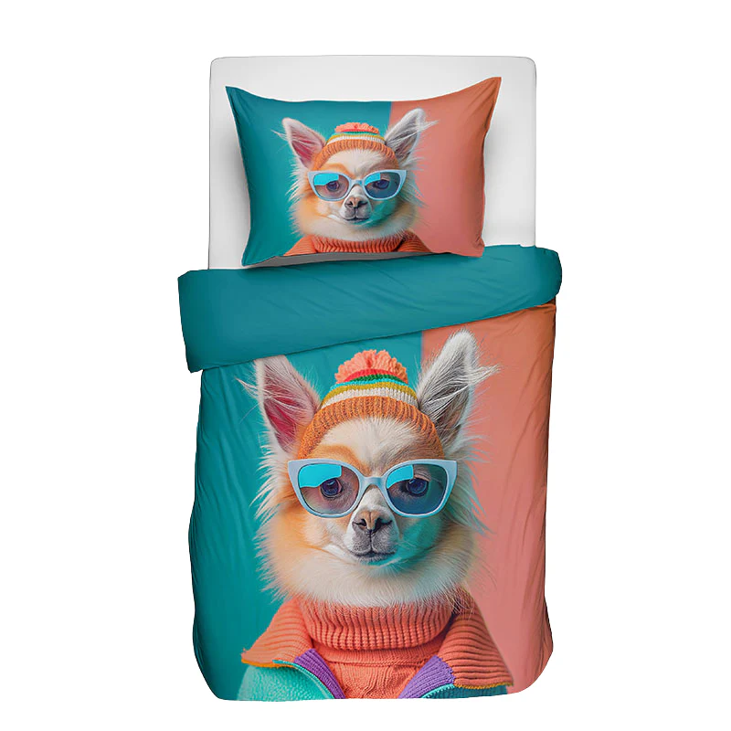 Dekbedovertrek Katoen - Animal Couture - Lama - Image 3