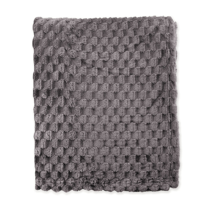 Bedsprei Fluffy Dots - Antraciet - Image 2