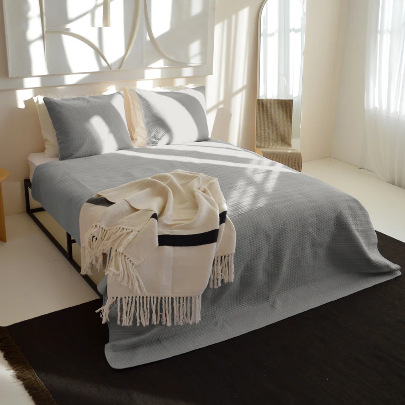 Bedsprei Rope - Zilver - Image 2