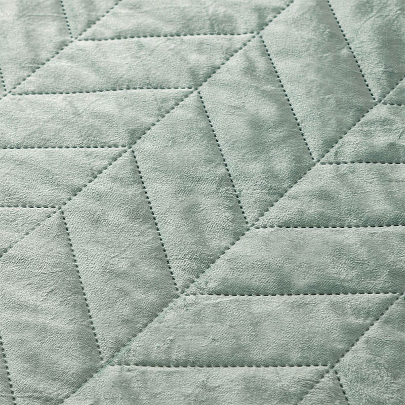 Bedsprei Velvet Prisma - Groen - Image 2
