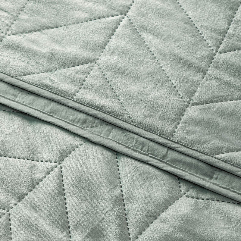 Bedsprei Velvet Prisma - Groen - Image 3