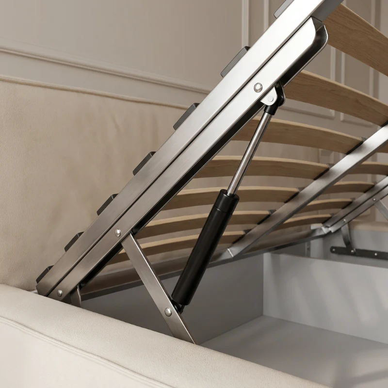 Boxspring met Opbergruimte Amour Tranquility - Velvet - Crème - Image 2