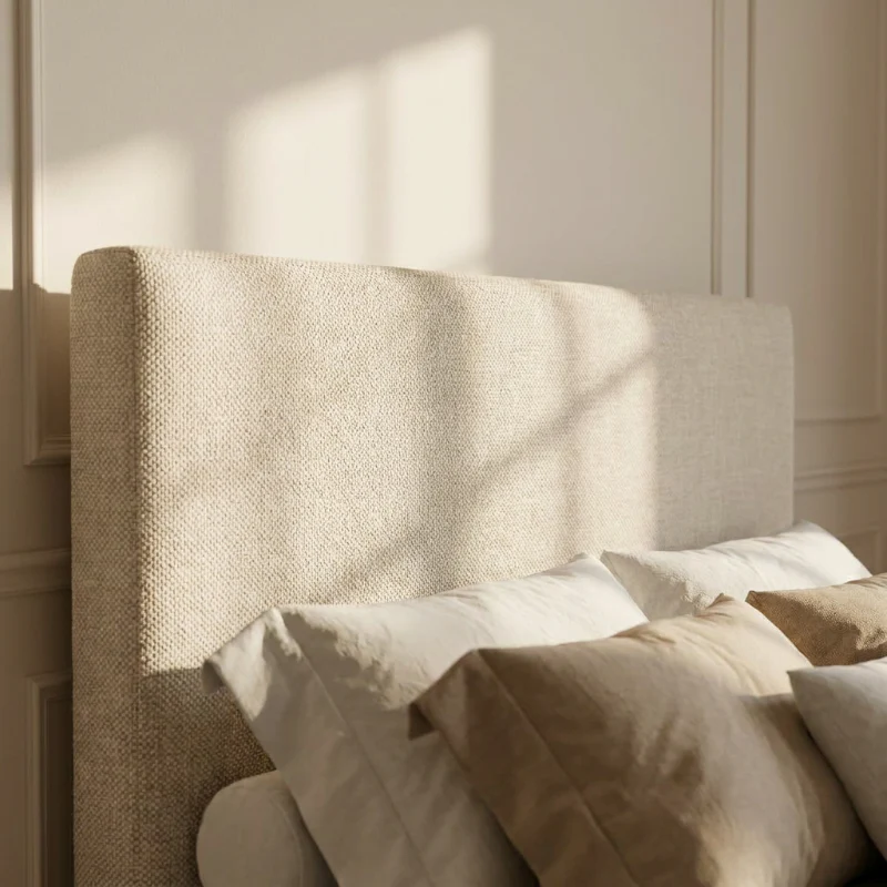 Boxspring met Opbergruimte Amour Tranquility - Velvet - Crème - Image 7