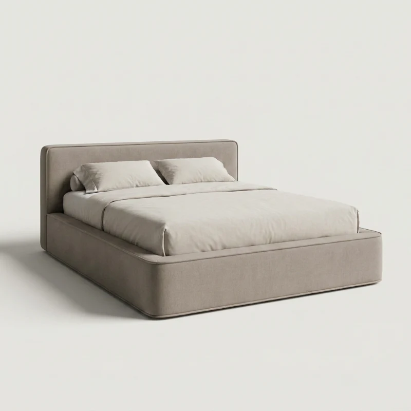 Boxspring met Opbergruimte Amour Tranquility - Velvet - Taupe - Image 5