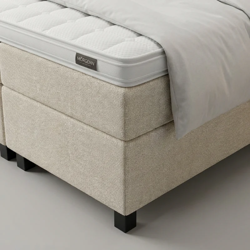 Boxspring Hotel Luxury - Wide - Beige - Image 4