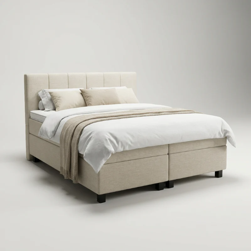 Boxspring Hotel Luxury - Wide - Beige - Image 6