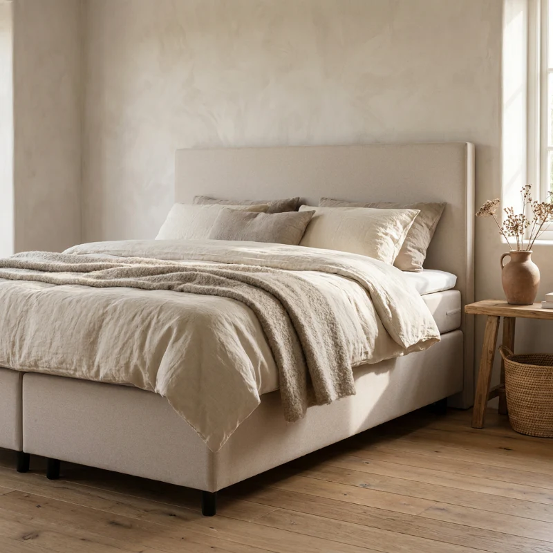 Boxspring Julia met opbergruimte - Beige - Image 11