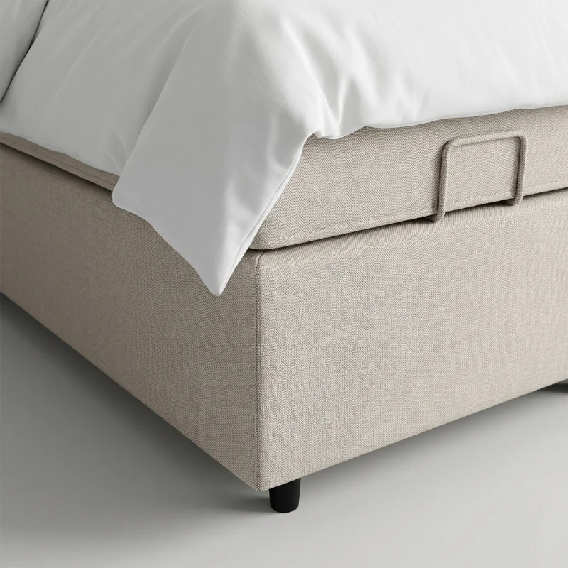 Boxspring Julia met opbergruimte - Beige - Image 8