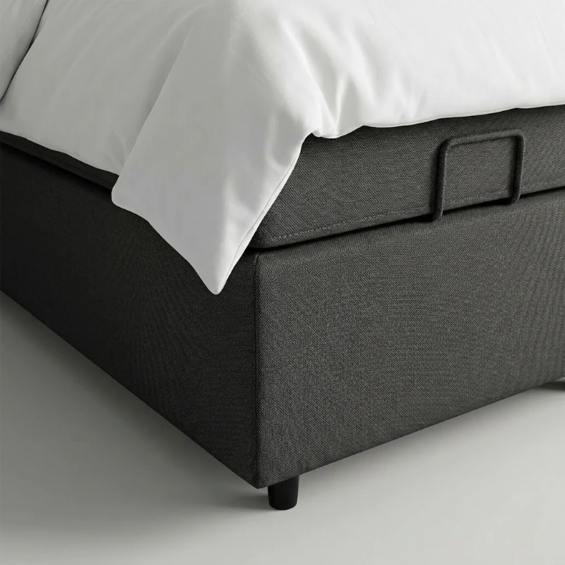 Boxspring Julia met opbergruimte - Zwart - Image 7