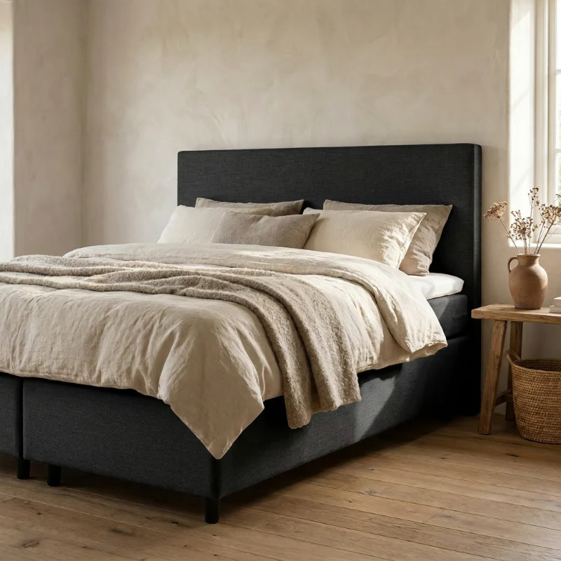 Boxspring Julia met opbergruimte - Zwart - Image 9