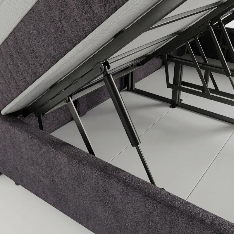Boxspring met Opbergruimte - Allure - Antraciet - Image 3