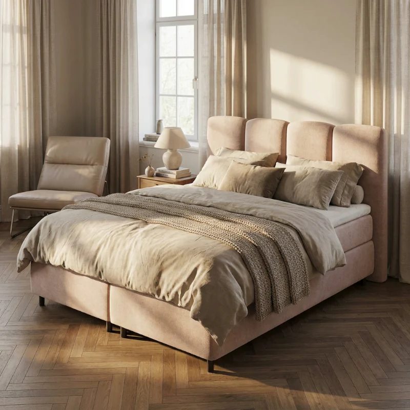 Boxspring met Opbergruimte - Allure - Taupe - Image 9