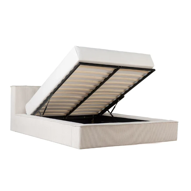 Boxspring met Opbergruimte Amour Cosy - Crème - Image 5