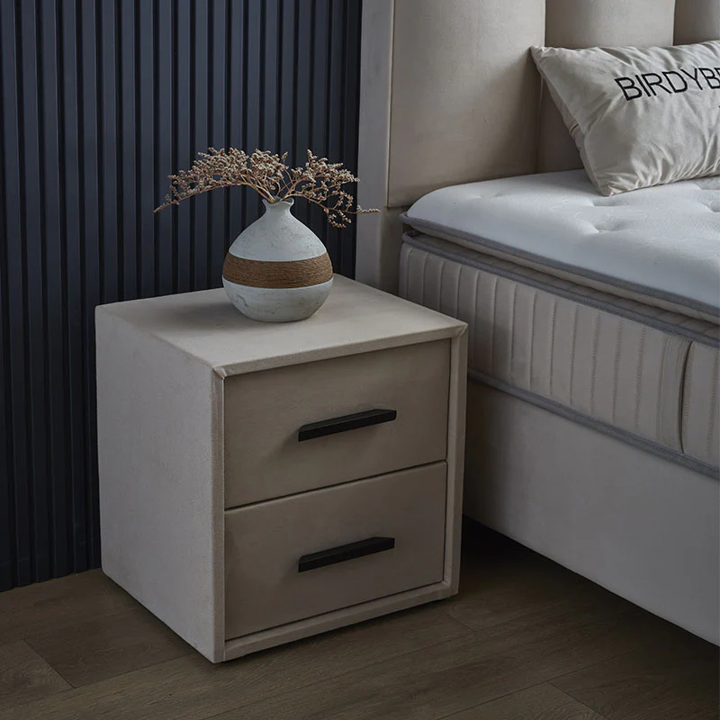 Boxspring met opbergruimte Birdybedd - Beige - Image 12