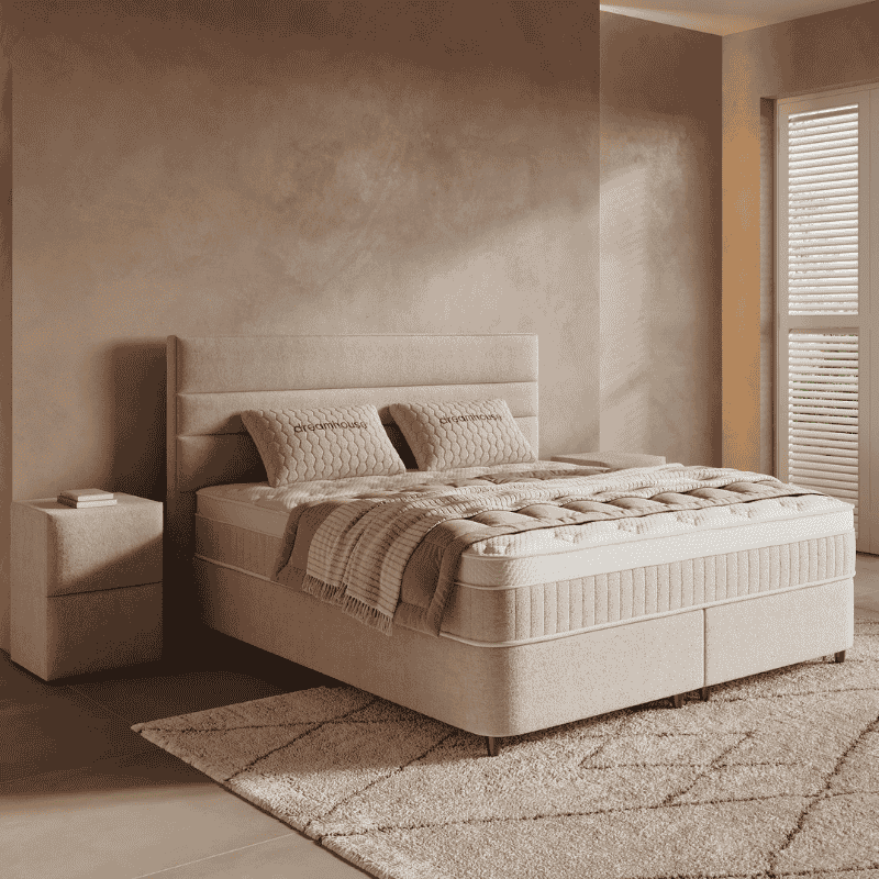 Boxspring met Opbergruimte - Horizon - Beige - Image 3