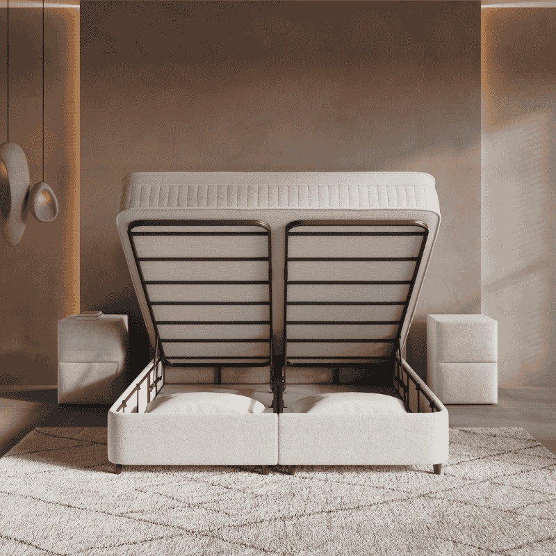 Boxspring met Opbergruimte - Horizon - Off-White - Image 6