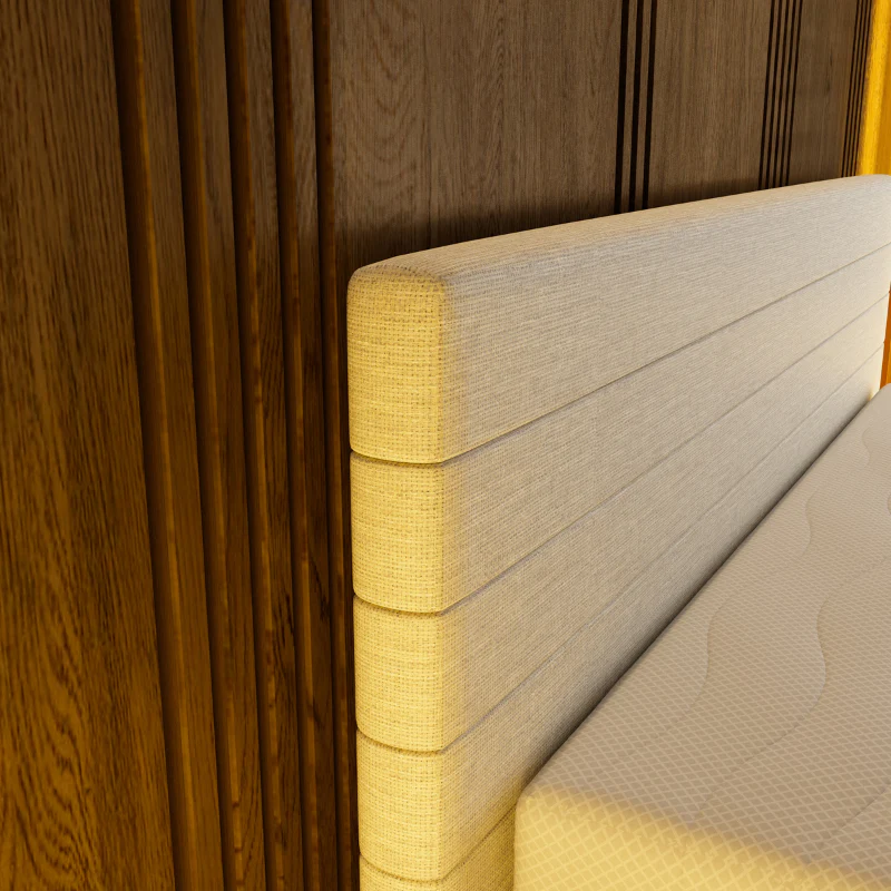 Boxspring met Opbergruimte Hotel Elegance - Beige - Image 5