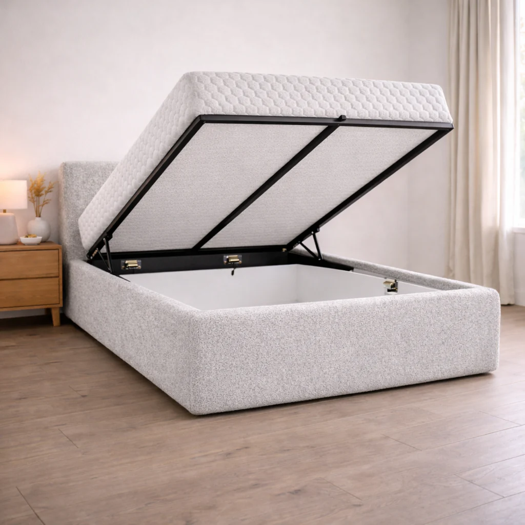 Boxspring met Opbergruimte Hotel Lounge - Lichtgrijs - Image 2