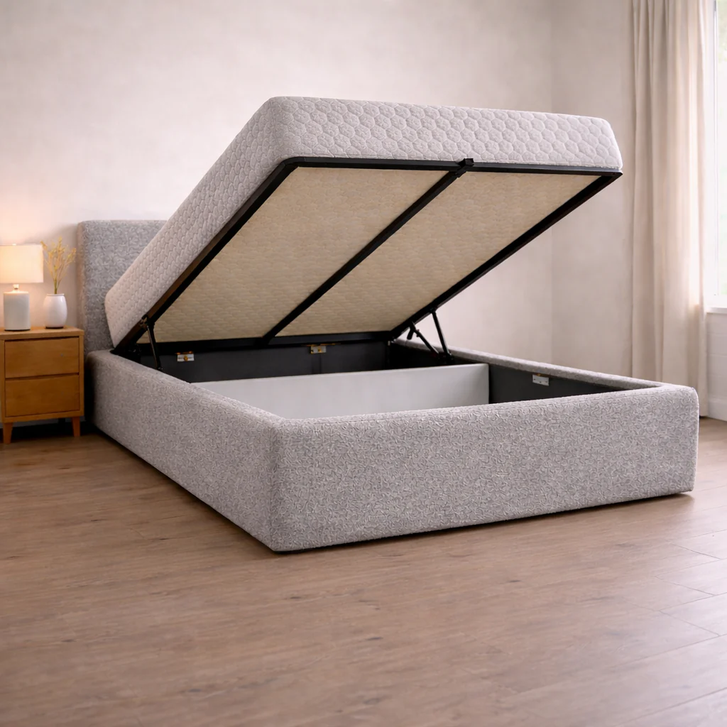 Boxspring met Opbergruimte Hotel Lounge - Taupe Grijs - Image 2