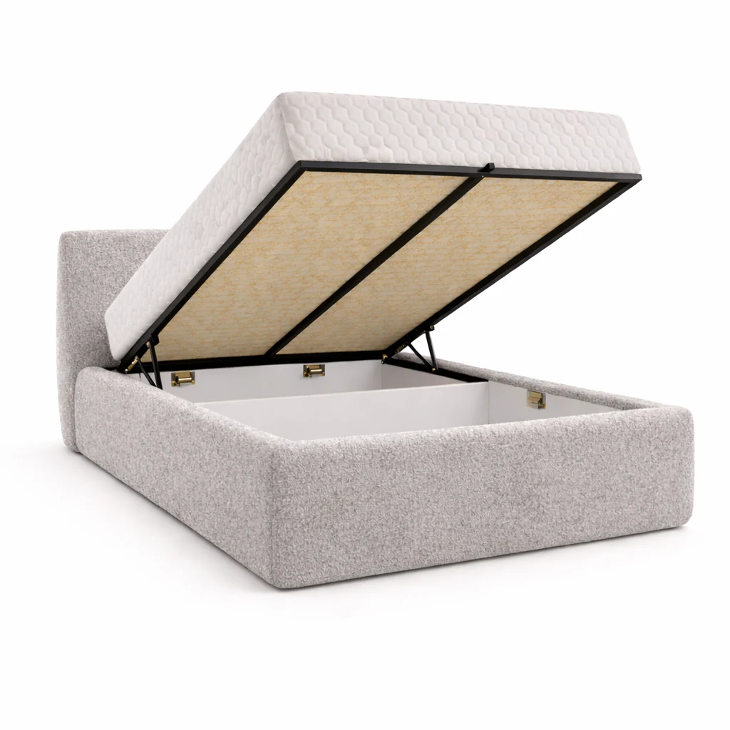 Boxspring met Opbergruimte Hotel Lounge - Taupe Grijs - Image 5