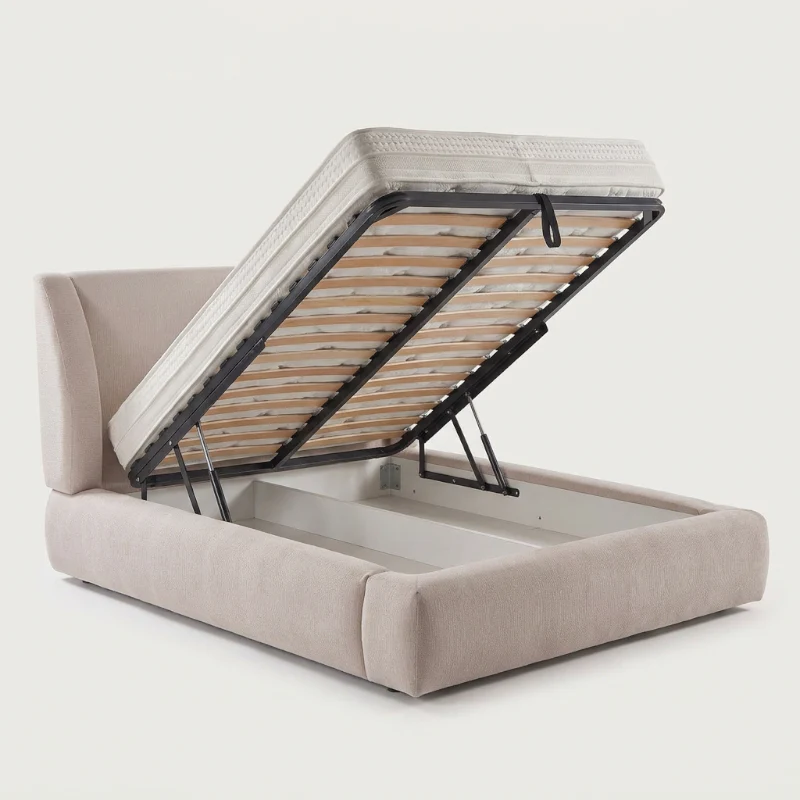 Boxspring met Opbergruimte - Milano - Beige - Image 7