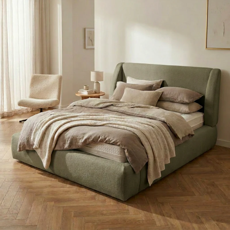 Boxspring met Opbergruimte - Milano - Groen - Image 2