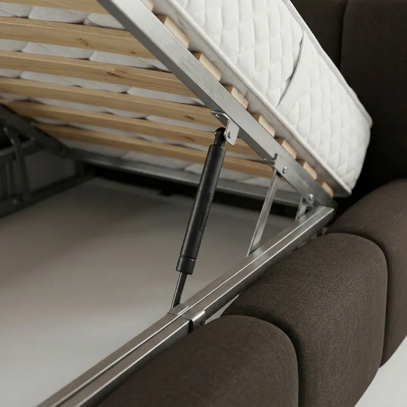 Boxspring met Opbergruimte - Palermo - Bruin - Image 8