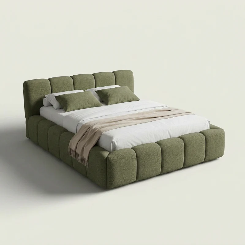 Boxspring met Opbergruimte - Palermo Deluxe - Groen - Image 2