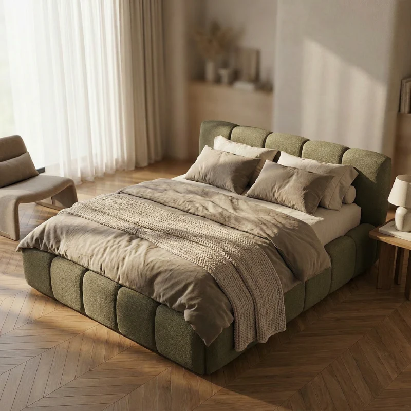 Boxspring met Opbergruimte - Palermo Deluxe - Groen - Image 4