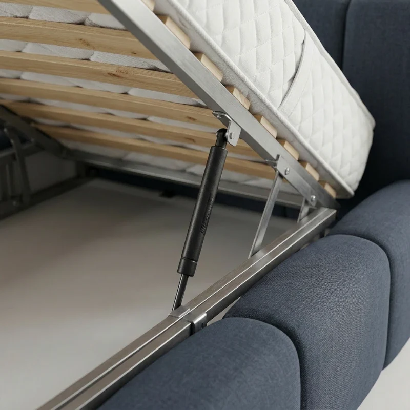 Boxspring met Opbergruimte - Palermo Deluxe - Navy - Image 7