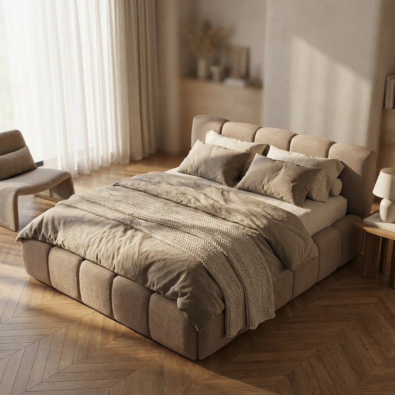 Boxspring met Opbergruimte - Palermo Deluxe - Taupe - Image 2