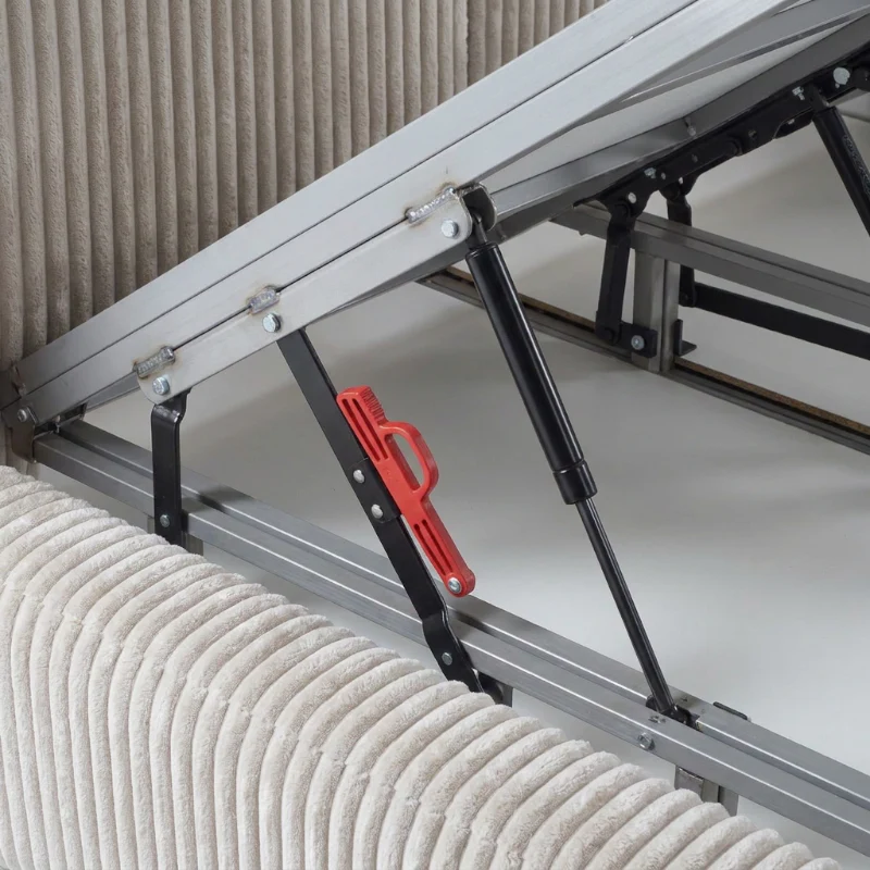 Boxspring met Opbergruimte - Salerno - Teddy Rib - Image 6