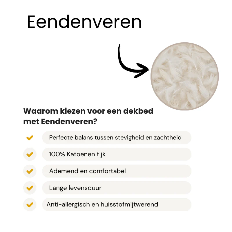 Dekbed Dons - 85% Eendenveren - All Season - Image 3