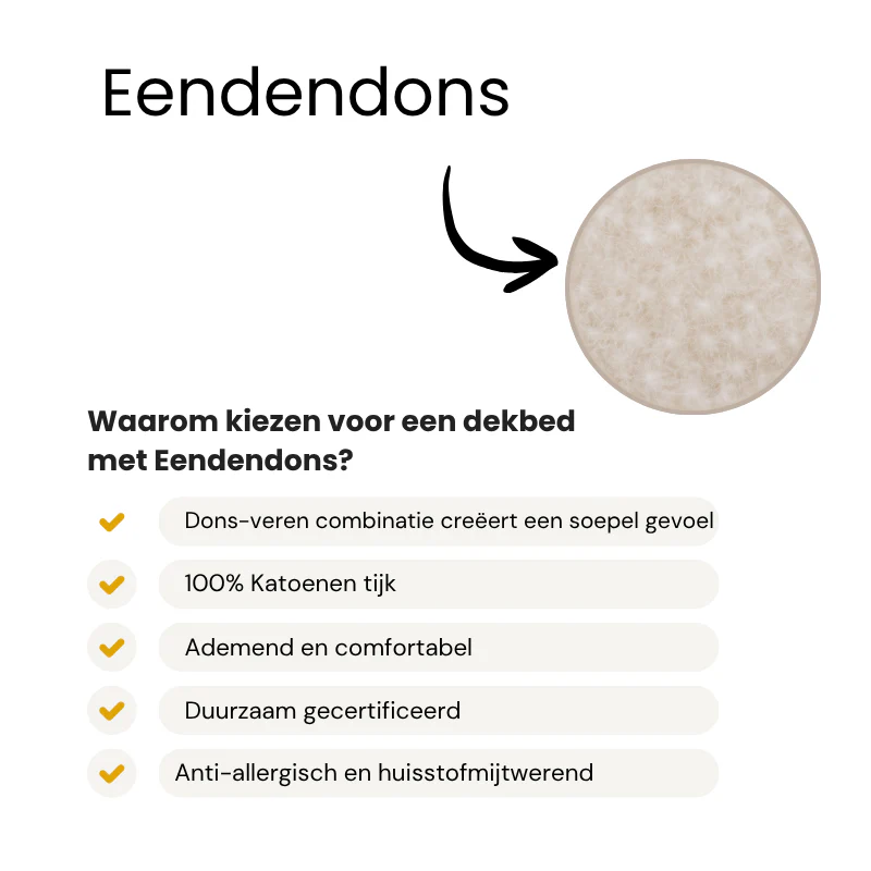 Dekbed Dons - 60% Eendendons - All Season - Image 3