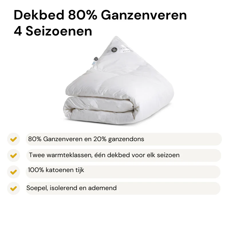 Dekbed Dons - 80% Ganzenveren - 4 Seizoenen - Image 2