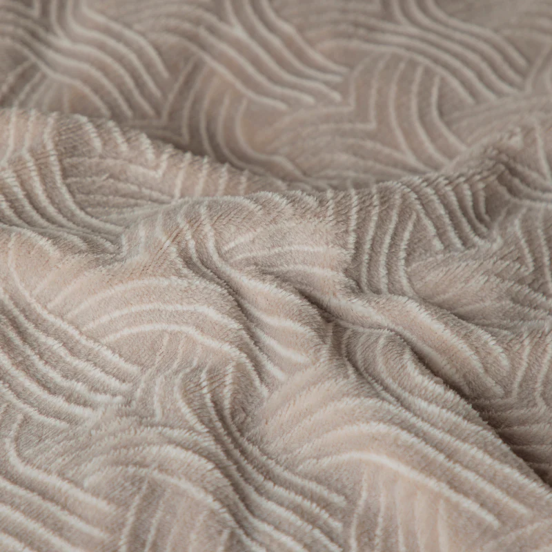 Dekbedovertrek Flanel Art - Taupe - Image 5