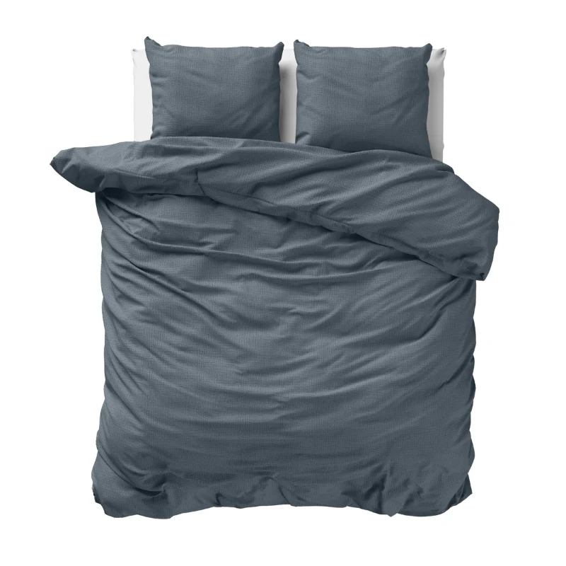 Dekbedovertrek Percale-Katoen - Mousseline - Navy - Image 2