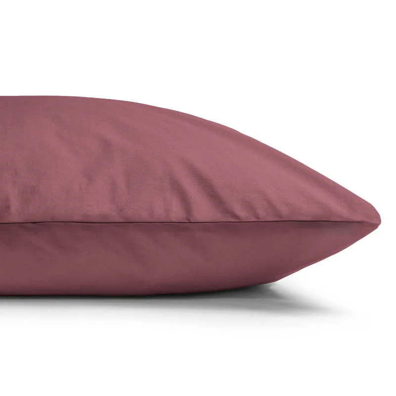 Dekbedovertrek Percale Katoen Uni Verkoelend - Oud Roze - Image 8