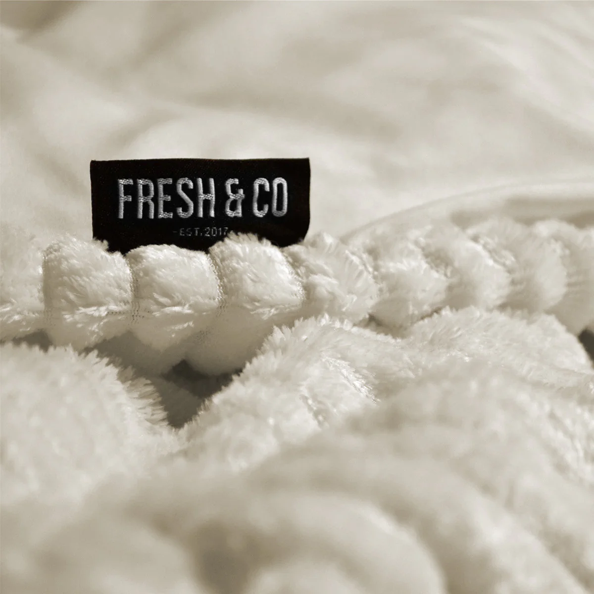 Dekbedovertrek Summer Teddy Rib - Creme/Off White - Image 3