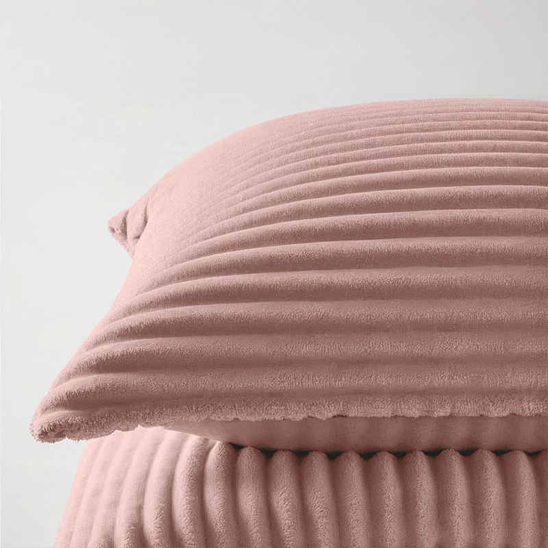 Dekbedovertrek Summer Teddy Rib- Oud Roze - Image 4