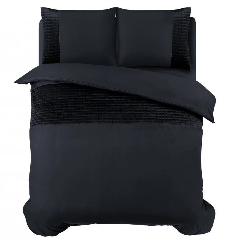 Dekbedovertrek Velvet Band - Zwart - Image 11