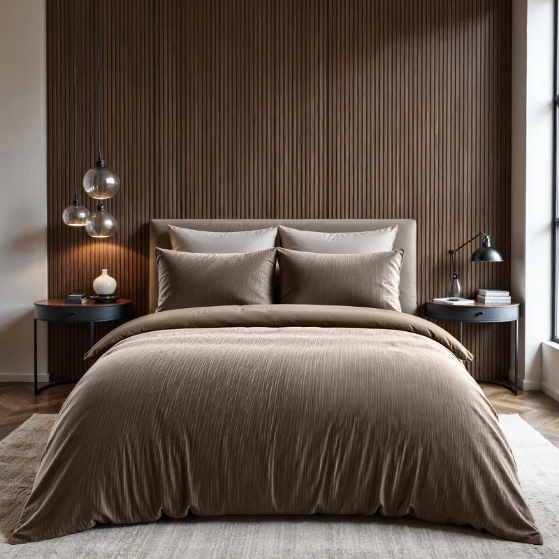 Dekbedovertrek Velvet Cartier - Taupe - Image 3