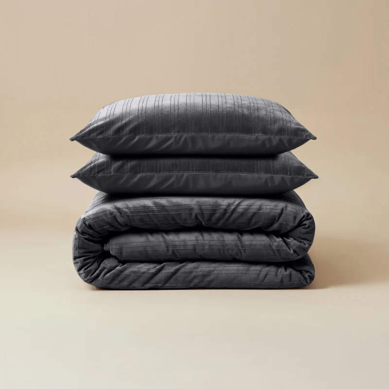 Dekbedovertrek Velvet Lining - Zwart - Image 6