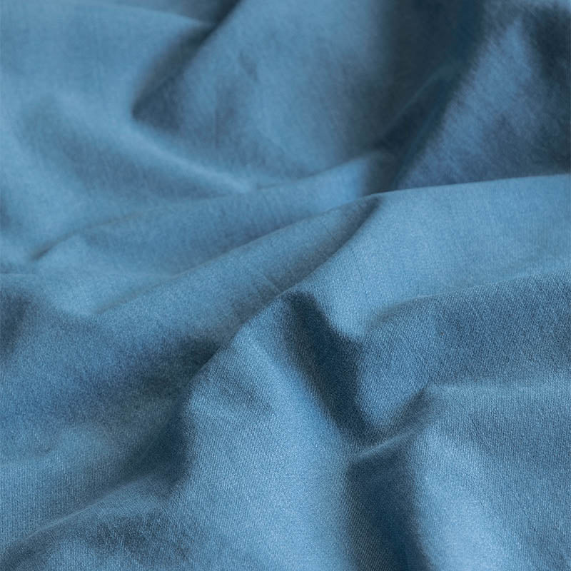 Dekbedovertrek Katoen - Vintage Stone Washed - Blauw - Image 3