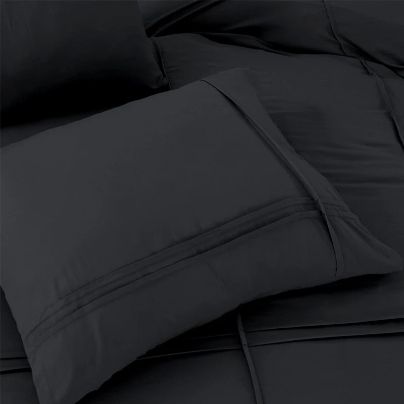 Dekbedovertrek Washed Tufted - Antraciet - Image 6